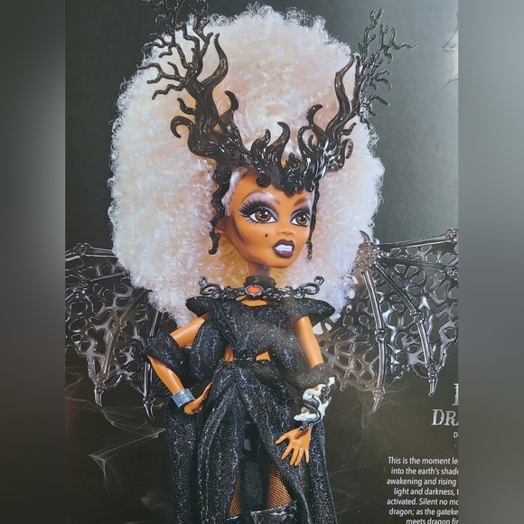 NWT RuPaul Dragon Queen Doll Monster High Mattel Fashion Collectible, NIB NRFB - Picture 5 of 12